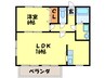 イマジンⅡ 1LDKの間取り
