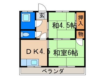 間取図 上野スカイハイツ