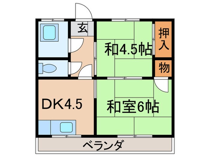間取り図 上野スカイハイツ