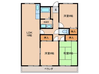 間取図 大産春日マンション