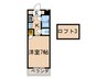 コンドミニアム折尾駅前 1Kの間取り