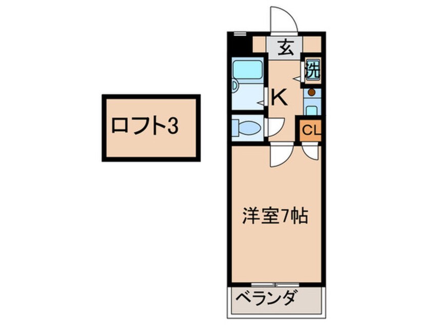 間取図 コンドミニアム折尾駅前