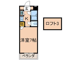 間取図 コンドミニアム折尾駅前