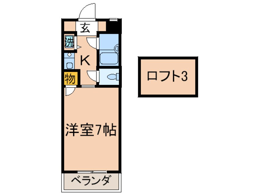 間取図 コンドミニアム折尾駅前