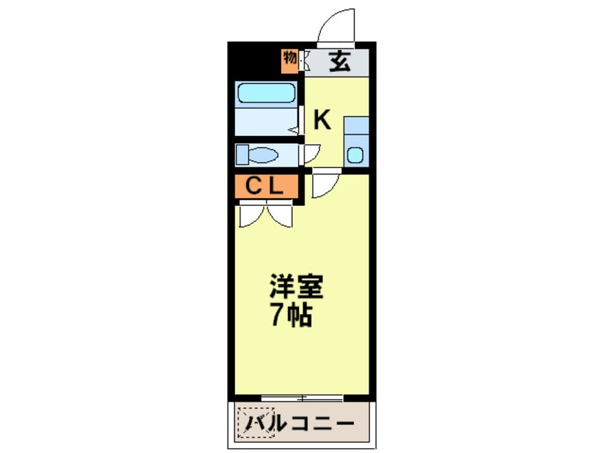 間取図 ベルファース天神南