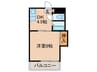 フォーサイト前田Renatus 1DKの間取り