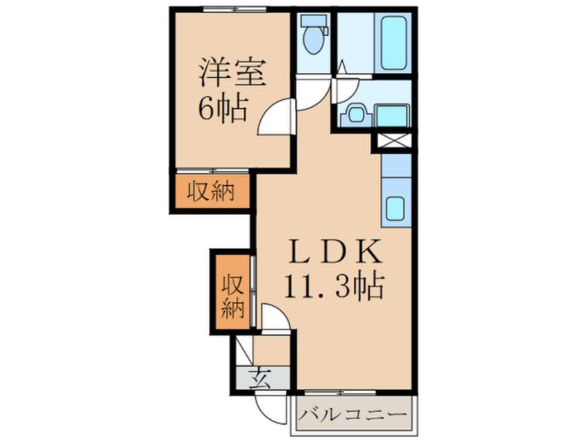 間取図 グリーンハイムIV