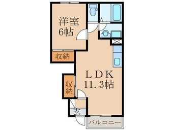 間取図 グリーンハイムIV