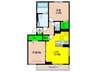 仮）D-ROOM小笹3丁目 2LDKの間取り