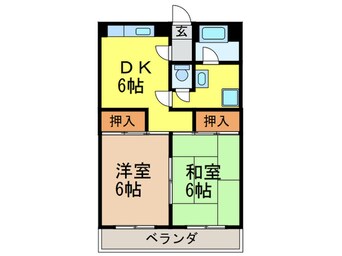 間取図 プルミエ東和町