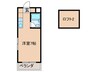 シャルム千代ヶ崎 1Rの間取り