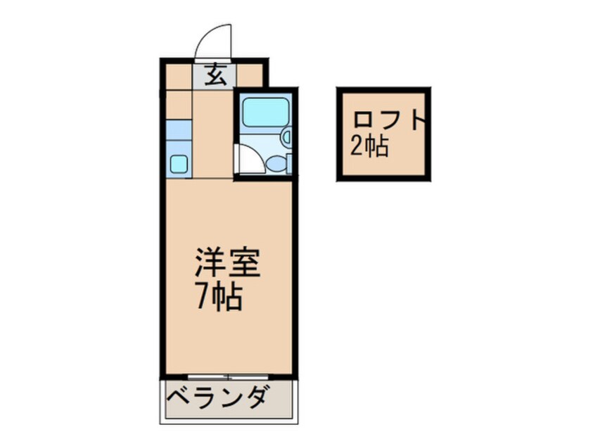 間取図 シャルム千代ヶ崎