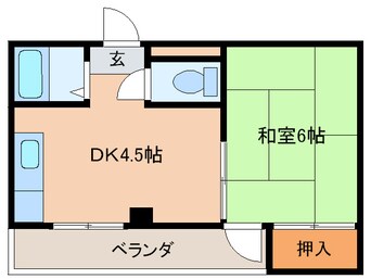 間取図 パシフィック棚橋