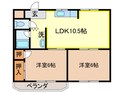 コーポラス Ｋ２の間取図