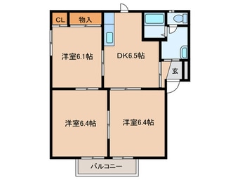 間取図 プロスペラーレ・OTTO　B