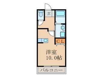 間取図 ライフステ－ジ新町Ｆ棟