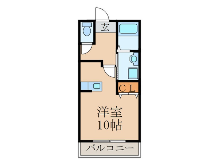 間取図 ライフステ－ジ新町Ｆ棟