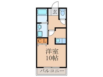 間取図 ライフステ－ジ新町Ｆ棟