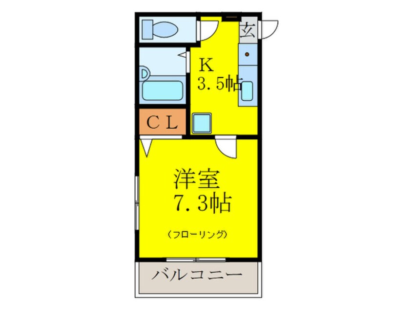 間取図 第三筑水ビル