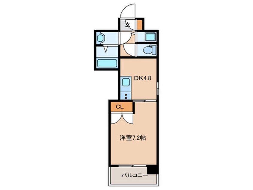 間取図 エンクレスト天神WING（1301）