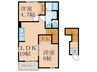 クレインフィールドⅡ 2LDKの間取り