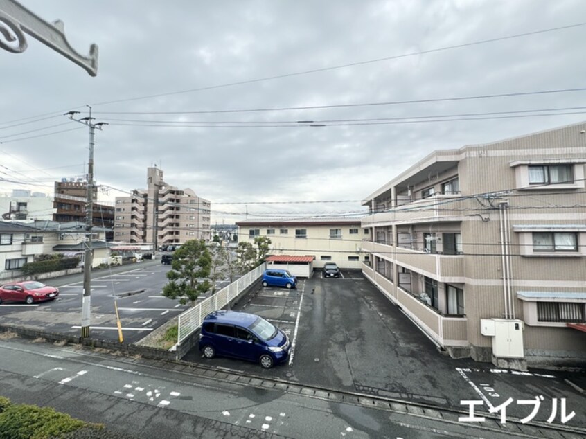 室内からの展望 上津コーポＥ