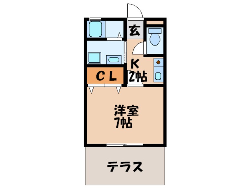 間取図 コーポアドヴァンスト