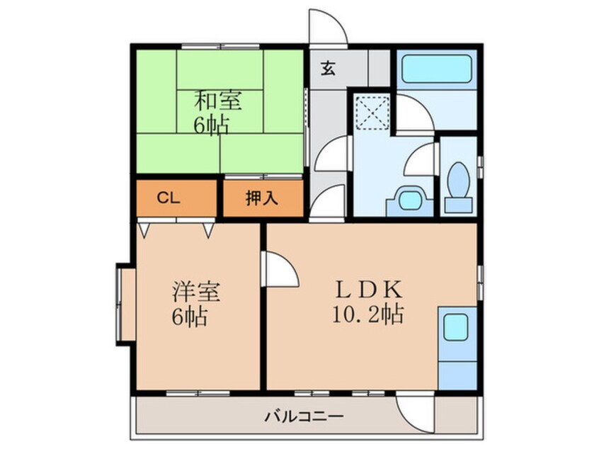 間取図 ルミエール大善寺