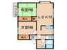 ハイツＩＳＡＺＡⅡ 2LDKの間取り