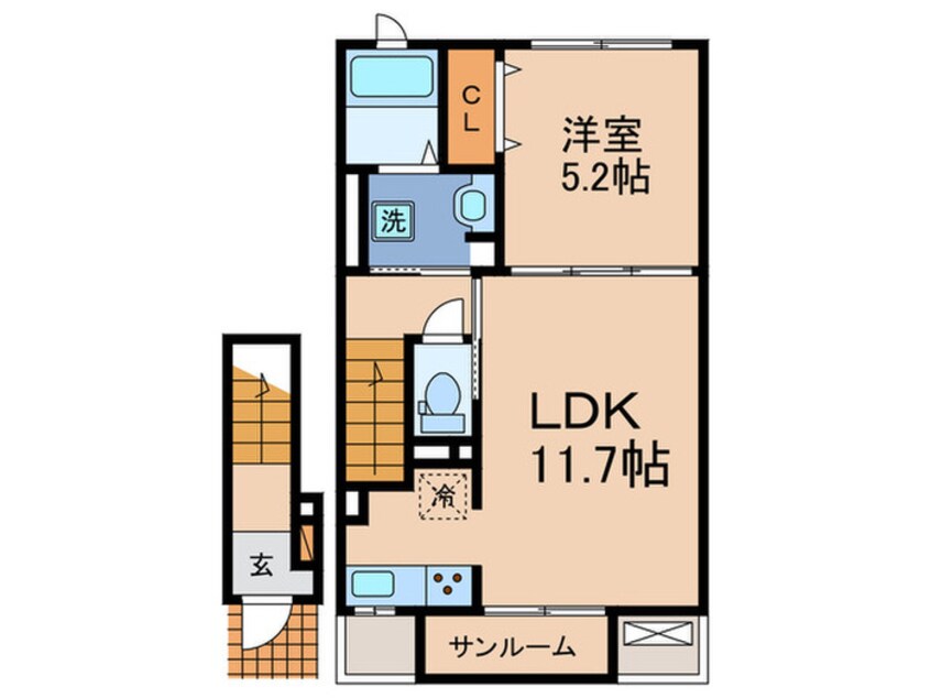 間取図 リンダカーサ