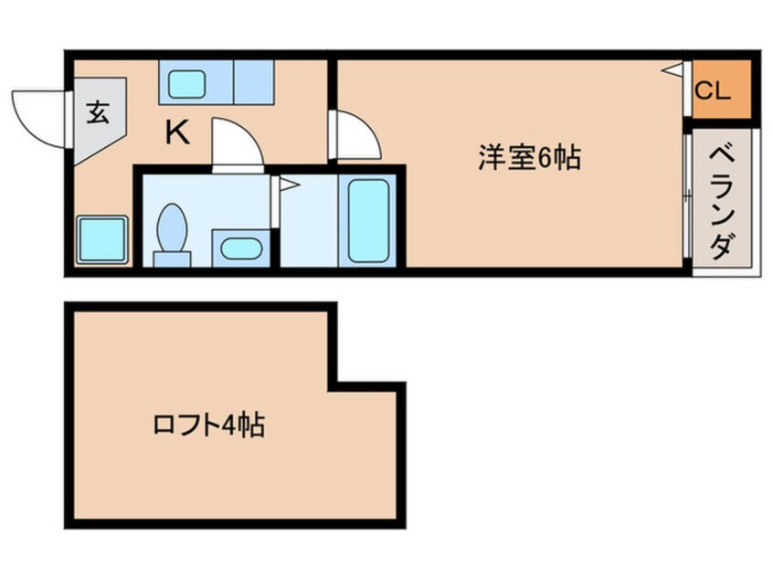 間取図 シャロ－ム井尻Ⅱ