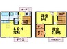 メゾン・ド・セルフィ－ユ 2LDKの間取り
