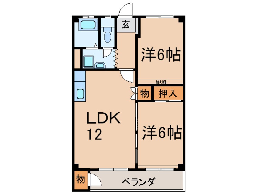 間取図 上野ビル