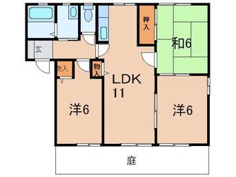 間取図 パラシオ赤坂 Ｃ棟