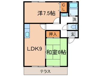 間取図 ウィンディア穴生