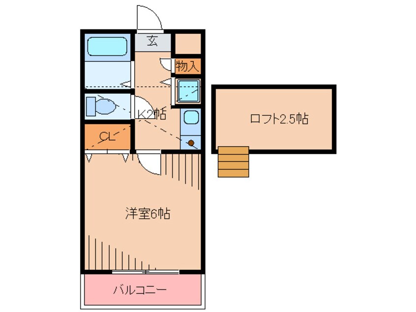 間取図 コムハウス和白東