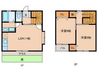 間取図 ビオス重留Ａ