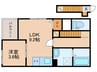 Urben Nest 1LDKの間取り