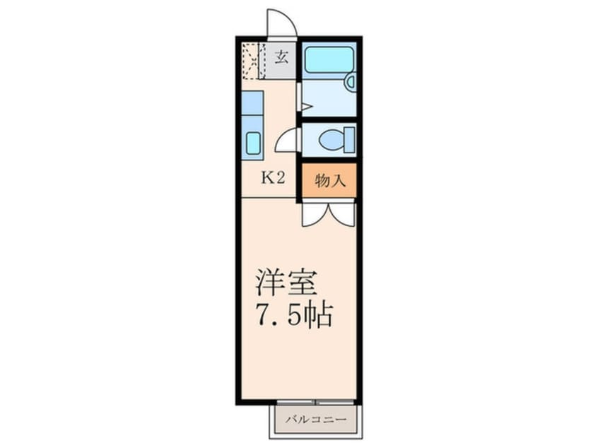間取図 コーポゆう