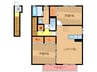 シャンス ドミール 2LDKの間取り