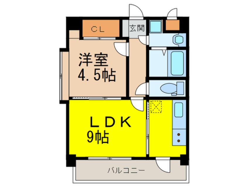 間取図 ＢＵＲＥＥＤＳ大橋