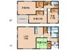 八幡西区大平第1-2号棟　戸建 4LDKの間取り