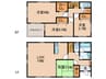 八幡西区大平第1-2号棟　戸建 4LDKの間取り