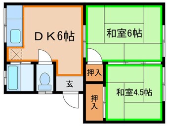 間取図 よしだ荘