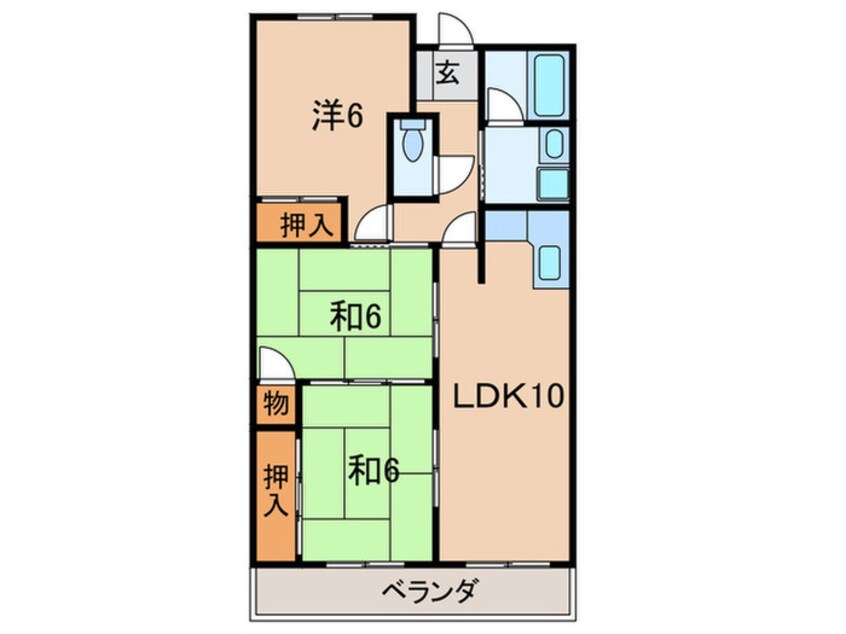 間取図 アルゴ西新町