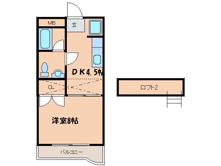 間取図 プロスパ８３