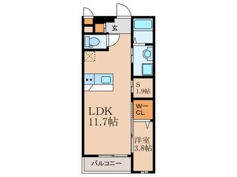 間取図 LIFEFIELD曰佐