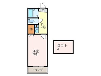 間取図 シティパレス松尾町