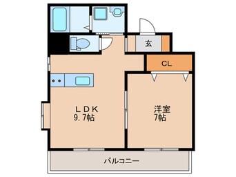 間取図 コンソラーテ薬院