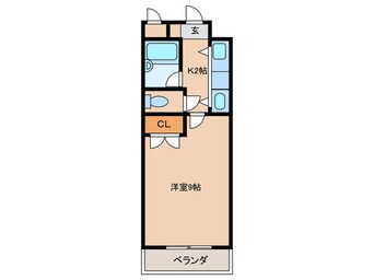 間取図 ＫＭマンション八幡駅前Ⅲ